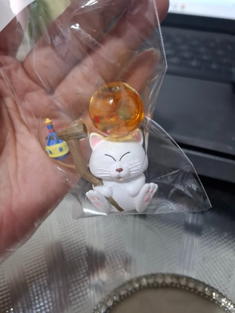 Bandai Original Dragon Ball Korin Action Figure Model Anime Characters Toys Acti
